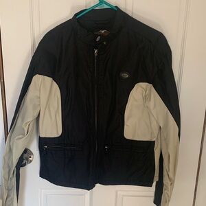 Harley-Davidson Black and Cream Jacket